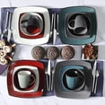 thumbnail image 2 of Gibson Home - Vaisselle en grès Soho Lounge, 16 pièces, vert, 2 of 7