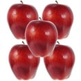 thumbnail image 5 of Lifelike Red Apples Foam Model Pack Of 5 For Restaurant And Home Decoration, 5 of 6