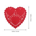 thumbnail image 4 of 300 Sheets Mini Heart Doilies Paper Placemat Decorative Coaster Cake Paper Mat, 4 of 9