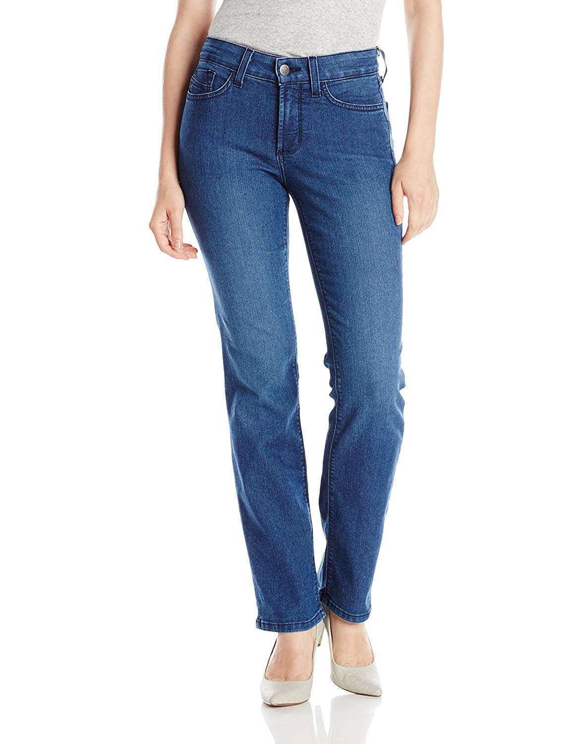 NYDJ Women's Petite Hayley Straight Jeans, Yucca, 6P | Walmart Canada