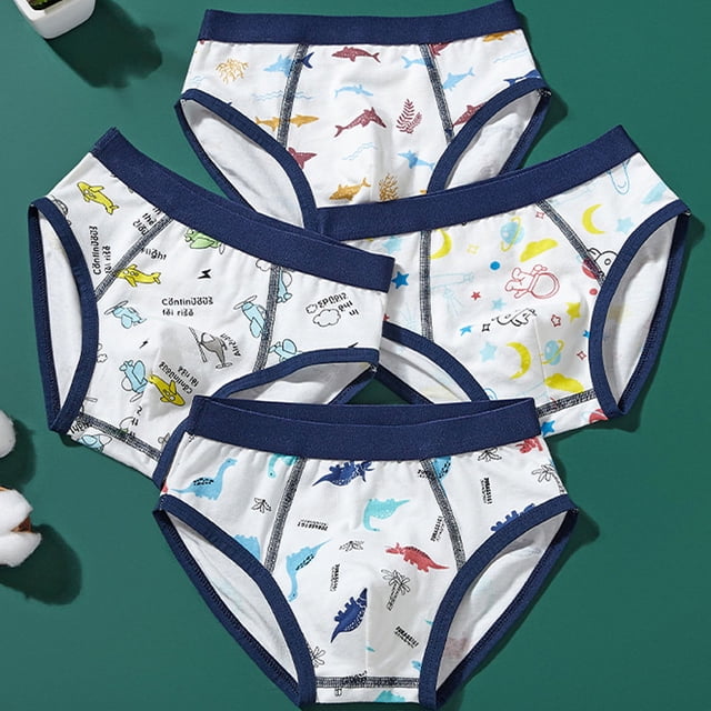 Ropa interior fina de verano para niños, de algodón puro, de triángulo, para niños pequeños, medianos y grandes, para niños, sin pinzas en el trasero