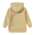 thumbnail image 4 of Grblisyd Girls Hoodies Kids 10-12 Youth Long Sleeve Oversized Hoodie Y2K Tween Tops Cute Graphic Hoodie Drawstring Pullover Sweatshirts Khaki 110, 4 of 4