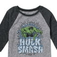 thumbnail image 3 of Marvel Hulk - Smash - Toddler And Youth Raglan, 3 of 5