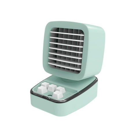

MPWEGNP Small Portable Personal Conditioner Air Fan Air Table Desktop Cooler Fans Hose Air Conditioner Portable Wind Tunnel Remote Control Fan