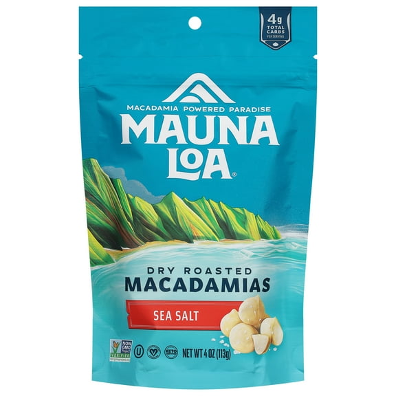 Mauna Loa Sea Salt Macadamia Nuts - 4oz Bag