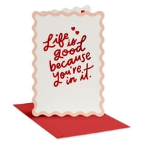 American Greetings Romantic Valentine's Day Card for Partner (Life is Good)