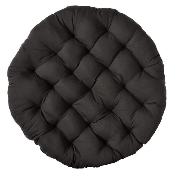DyGTyX Twill Papasan Cushion, 1 Count (Pack of 1), Black