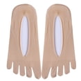 thumbnail image 1 of Calcetines de cinco dedos de silicona antideslizantes calcetines de cinco dedos calcetines de dedos cortos de verano de corte bajo calcetines de barco medias invisibles de mujer ultrafinas, 1 of 3