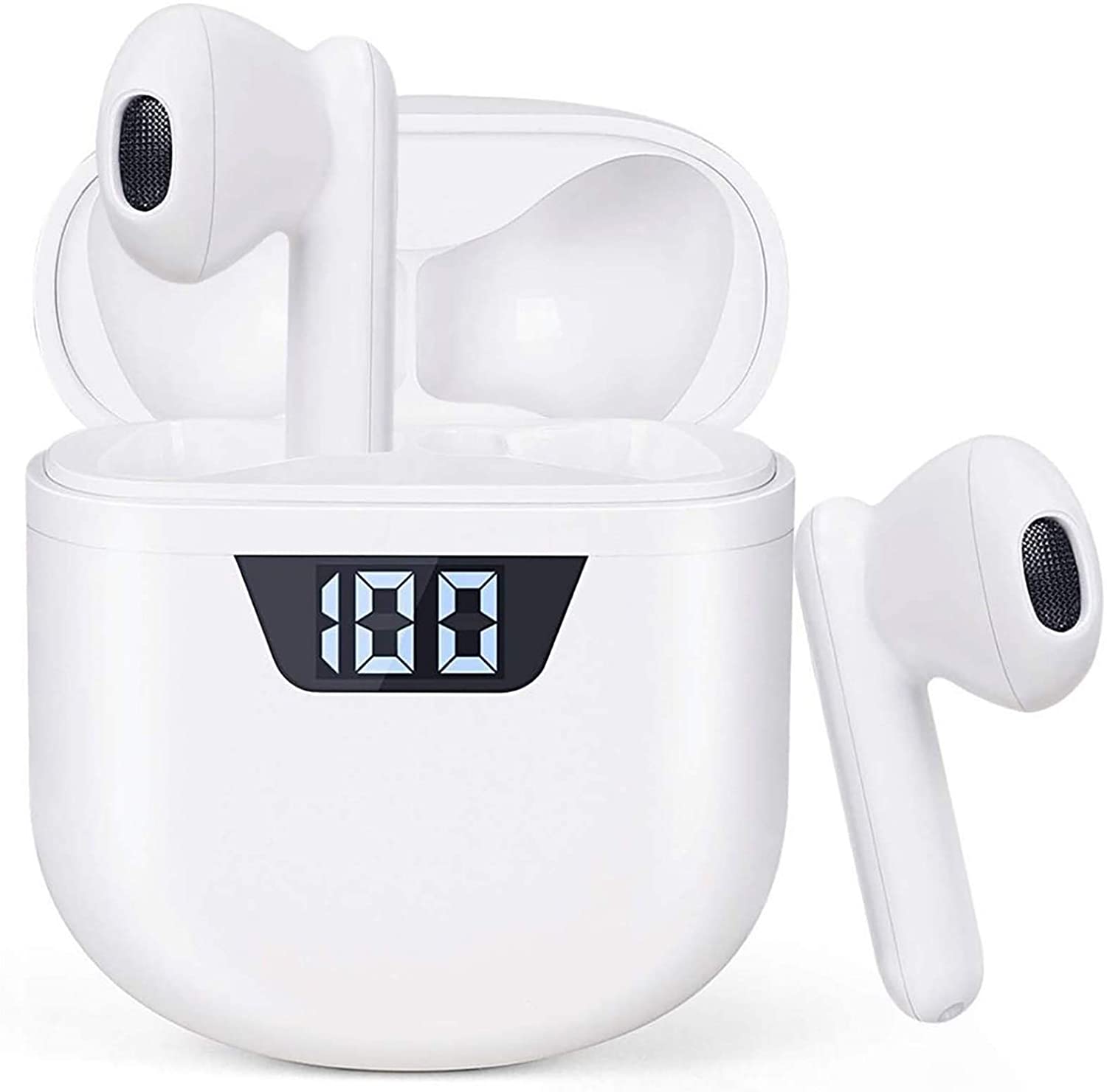 Wireless Earbuds, Bluetooth 5.0 Headphones with Charging Case, 3D Stereo  Earpods Air Buds in-Ear Ear Buds with Deep Bass Touch Control Earphones,  Open Lid Auto Pairing for Android/Samsung/Apple iPhone | Walmart Canada
