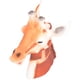 thumbnail image 5 of Marioneta de mano de jirafa, juguete de marioneta de mano de animal lindo y realista, regalo de cumpleaños para contar historias, 5 of 8
