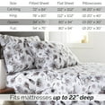 thumbnail image 7 of Grand Symphony Printed Cotton Sheet Set by SouthShore Fine Linens, 7 of 7