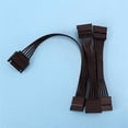 thumbnail image 4 of 20X 15 Pin SATA Power Extension Hard Drive Cable 1 Male to 5 Female Power Supply Splitter Adapter Cable for DIY PC Sever, 4 of 5