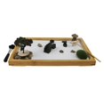 thumbnail image 4 of pitrice Zen Sand Garden for Desk with Rake Rocks and Bridge Tree Mini Sandbox Toys, 4 of 7