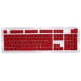 thumbnail image 5 of DIY decorativo PBT 104 teclas teclas para 87104 mecáco Uversal profesional con extractor de teclas accesorios profesionales duraderos rojo Macarena Teclas de teclado, 5 of 5