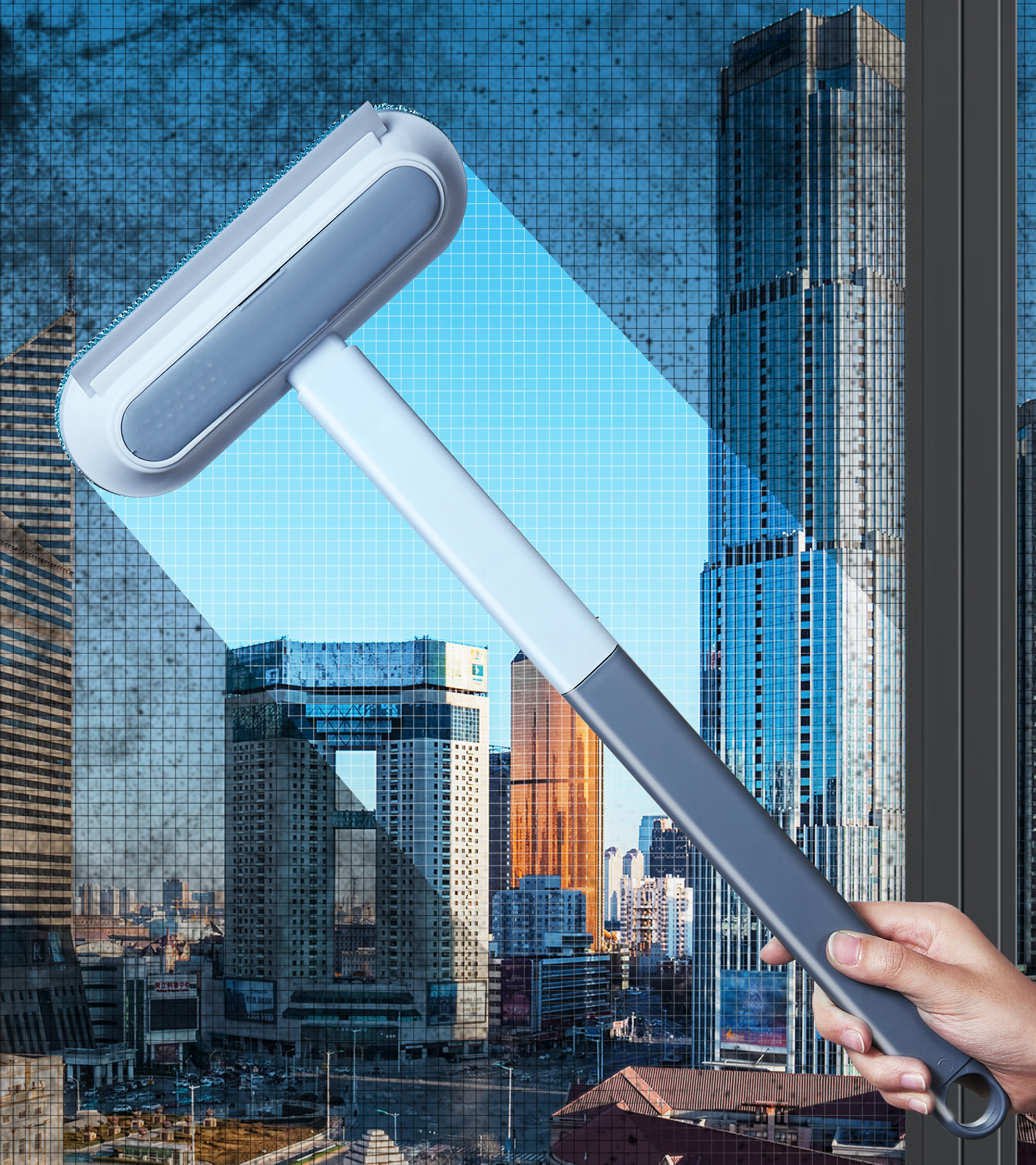 Window Screen Cleaner Brush 4 in 1 Mesh Screen Cleaning Brush Mini