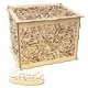 thumbnail image 3 of Yuarrent Caja de tarjeta de boda elegante madera DIY decoración nupcial con cerradura sobre cajas de tarjetas de regalo para recepción de boda Kits de decoración para fiestas JM01372, 3 of 6