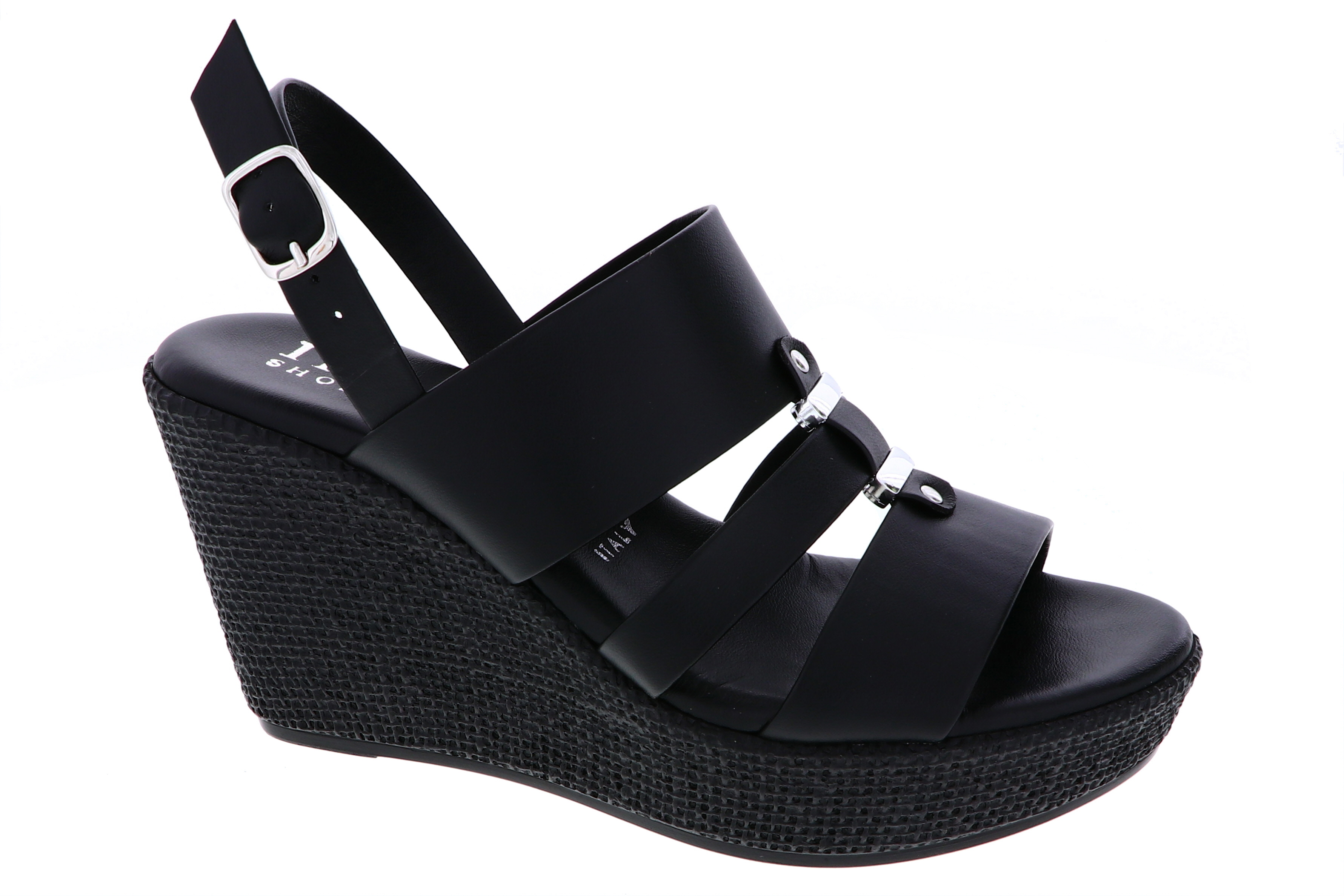 Italian Shoemakers Italian Shoemakers Womens Britt Fashion Wedge Sandals Made in Italy