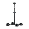 thumbnail image 2 of Chandelier 4 Light Matte Black Metal     -Traditional Installation Capital Lighting 433141Mb, 2 of 6