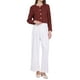 thumbnail image 2 of BLAZER CORTO DE TWEED SIN COLLAR Y CON BOTONES PARA MUJERES CHIC A CUADROS 2XL ROJO, 2 of 4