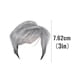 thumbnail image 3 of Pelucas con flequillo para mujer, peluca ondulada suelta, peluca europea y corta, cabello rizado, peluca gris abuela, peluca parcial USM HAIR, 3 of 5