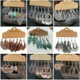 thumbnail image 2 of GKNET Boho 3Pairs Boho Gypsy Earrings Set Tribal Ethnic Hook Drop Dangle Women JEWELRY-Waterdrop, 2 of 9