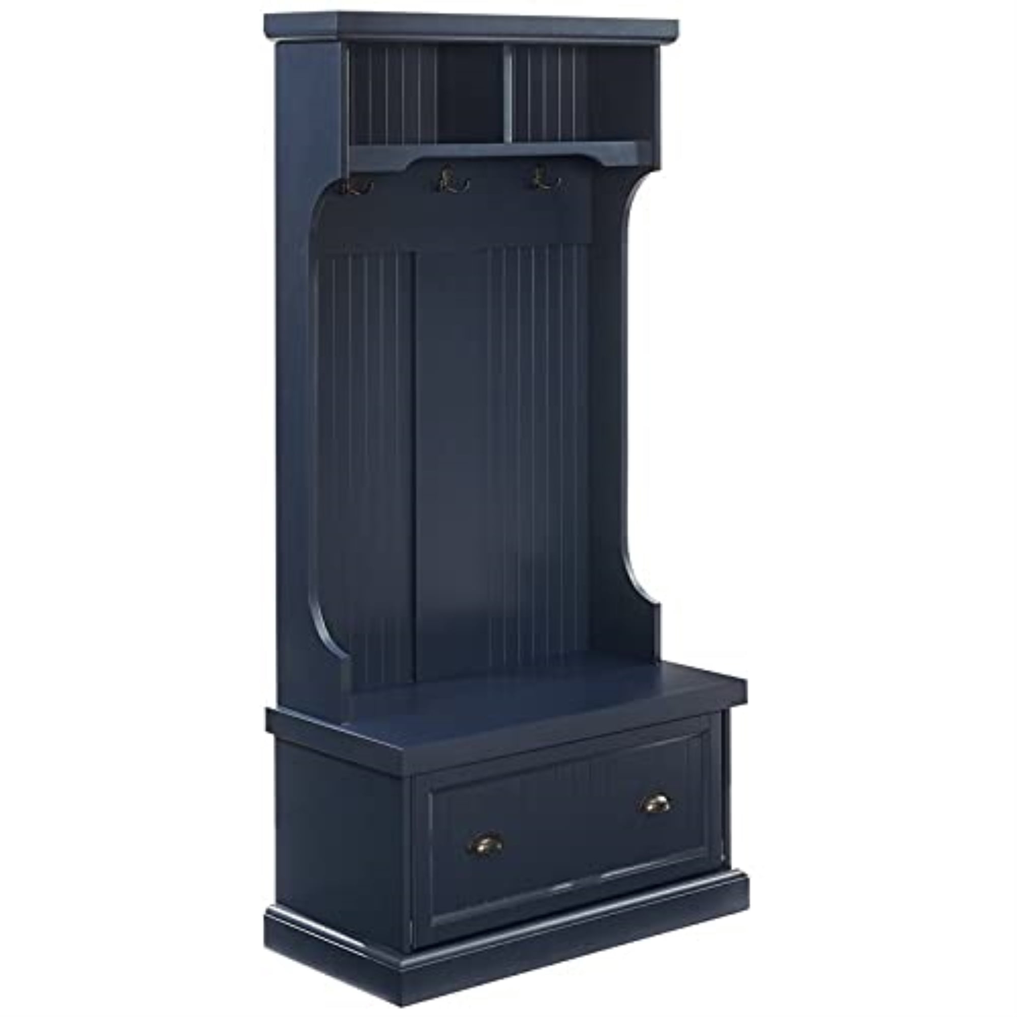 Crosley Furniture Shoreline Hall Tree Navy