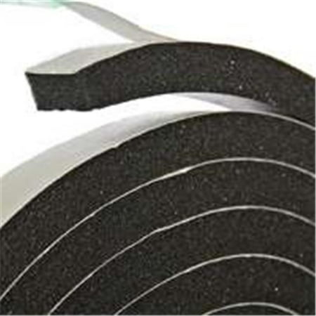 

R338H Black Rubber Foam Tape - 0.37 x 10 Ft.