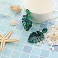 thumbnail image 6 of EASTIN 3 Pcs Palm Leaf Acrylic Earrings for Women Drop Dangle Statement Earrings Bohemian Resin Jewelry, 6 of 7