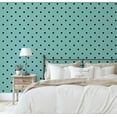 thumbnail image 5 of S4Sassy Peel & Stick Vinyl Wallpaper, Chic Polka Dot Print Wallpaper Contact Paper Waterproof - Blue, 25"x120" ,Removable Wall Covering for Kids room wall decor, Baby Room, Playroom, 5 of 9