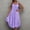Light Purple, variant on Women's V Neck Ice Silk Slip Nightgown Spaghetti Strap Satin Like Sleep Dress Soft Breathable Lightweight Summer Nightshirt Elegant Lounge Homewear Comfortable Sleepwear