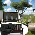 thumbnail image 7 of Outdoor Patio Garden Bench Cover - 2/3/4 Seat Outside Park Loveseat, Sofa, Glider, Furniture Cover Patio Bench Cover, 7 of 7