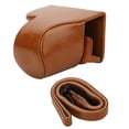 thumbnail image 2 of Bolso De Cuero Pu Para Cámara, Funda De Batería Extra Con Correa Para El Hombro Para A6400 Ilce A6400, 2 of 7