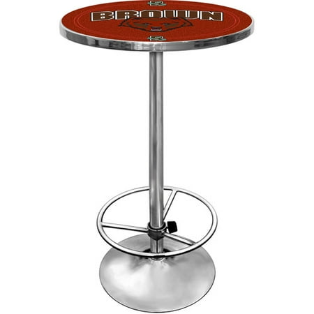 Trademark NCAA Brown University 42u0022 Pub Table, Chrome