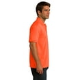 thumbnail image 2 of Port & Company KP55T Mens Core Blend Jersey Knit Polo T-Shirt, Safety Orange - 3XL Tall, 2 of 3