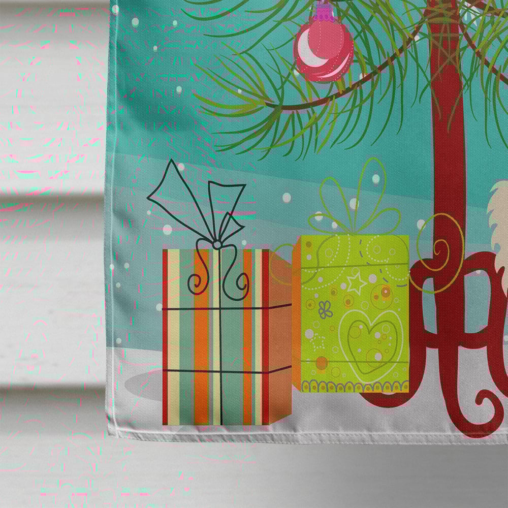 thumbnail image 4 of Caroline's Treasures BB4170CHF Merry Christmas Tree White German Shepherd Flag Canvas House Size , Large, multicolor, 4 of 4