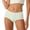 Green, variant on Tummy Control Underwear for Women High Waisted Hipster Briefs High Cut Full Coverage Stretch Breathable Soft Bikini Briefs Blue M