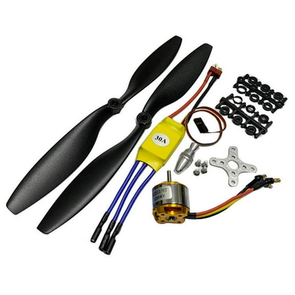 2212 1000KV 13T Brushless Outrunner Motor 30A ESC 1045 Propeller Kit for RC Aircraft Multicopter