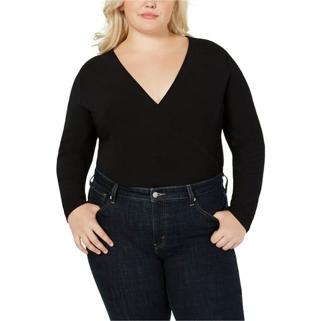 Blouse pour Femmes Body-Suit Enveloppant Col en V 2X