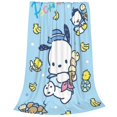 thumbnail image 4 of Pochacco Fleece Blanket Super Soft Cozy Throw Blanket 60"X50", Lightweight Fuzzy Comfy Flannel Blanket Warm Plush Throw Blankets For Couch, Sofa, Bed, 4 of 7