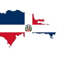 thumbnail image 2 of 2 Dominican Republic Mini Flag, Republica Dominicana Flag, 2 of 4
