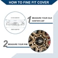 thumbnail image 6 of Unique Bargains 1Pc Wheel Center Caps Hub Caps Rim Center Caps OD: 65mm/2.56" 1 Pc Silver Tone, 6 of 6