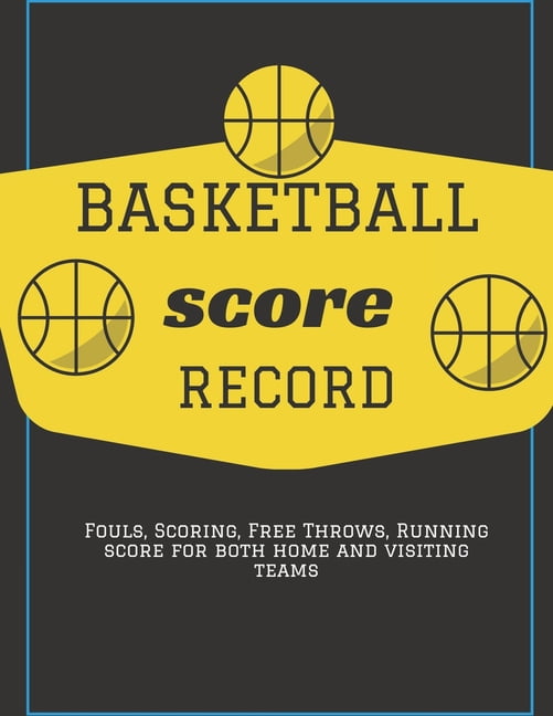 Basketball Score book Basketball Score Keeper Score Book Busy
