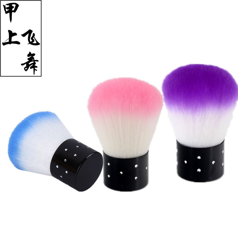 how to clean powder brush