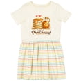 thumbnail image 3 of Inktastic I Love Pancakes Girls Toddler Dress, 3 of 5