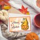 thumbnail image 3 of Sello transparente de bendiciones de otoño alemán para scrapbooking, sellos de silicona de hojas de arce de Acción de Gracias, sello transparente de calabaza, 3 of 9