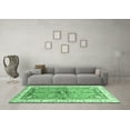 thumbnail image 3 of Ahgly Company Indoor Rectangle Geometric Emerald Green Traditional Area Rugs, 5' x 8', 3 of 4