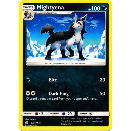 Pokemon Team Up Mightyena 87 Pokemon Team Up Mightyena 87