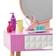 thumbnail image 4 of Barbie Furniture and Accessory Pack, Kids Toys, Vanity Theme, 4 of 7