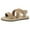 Beige, variant on Women's Sandals Open Toe Criss Cross Ankle Strap Slip On Sneakers Comfortable Soft Casual Flat Shoes 37