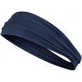 thumbnail image 1 of Cinturón deportivo antideslizante KAIYANG para mujer y hombre cinturón elástico para ejercicio físico azul oscuro, 1 of 4